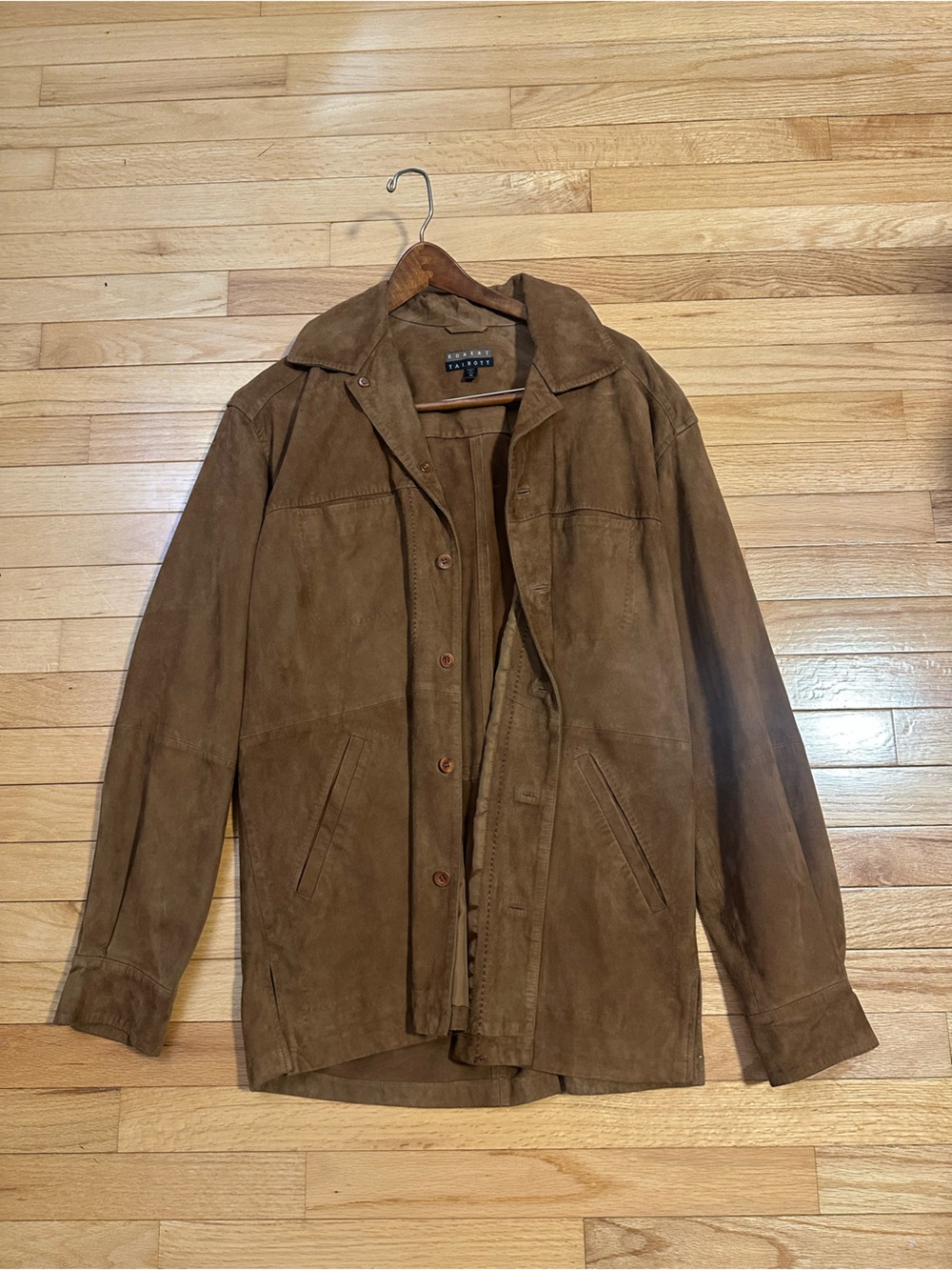 Robert Talbott Brown Leather Men's Jacket Size Medium